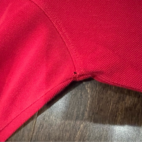Red Burberry Polo Men’s Large - Picture 5 of 6